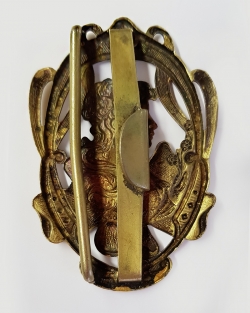 Jugendstil-Guertelschnalle, Rückseite