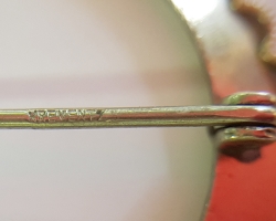 Brosche, gestempelt KREMER