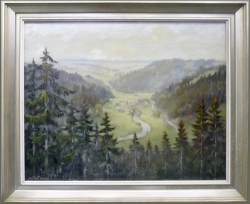 Eyachtal - Ölgemälde